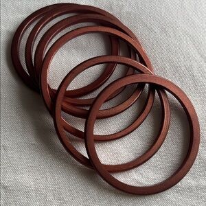 Elegant Brown Bangles Set